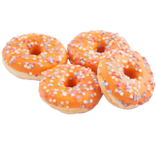 Oranje donuts